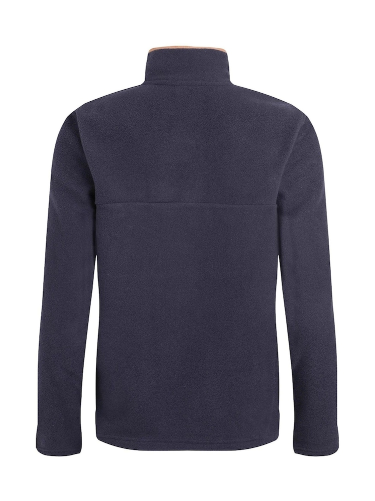 Weird Fish Blue Harriet Funnel Neck Microfleece Jumper - Image 8 of 8