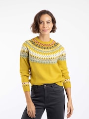 Weird Fish Green Lowell Fair Isle Jumper - Image 2 of 9