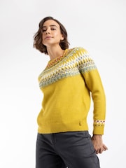 Weird Fish Green Lowell Fair Isle Jumper - Image 5 of 9