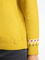 Weird Fish Green Lowell Fair Isle Jumper - Image 7 of 9