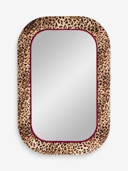 Rockett St George Leopard Love Velvet Starlet Mirror - Image 6 of 7