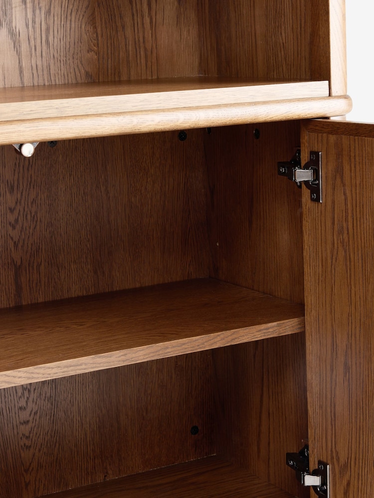 Nina Campbell Dark Oak Parker Bookcase Shelving - Image 10 of 10 Nina Campbell Dark Oak Parker Bookcase Shelving - Image 10 of 10