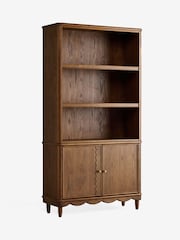 Nina Campbell Dark Oak Parker Bookcase Shelving - Image 8 of 10