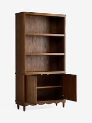 Nina Campbell Dark Oak Parker Bookcase Shelving - Image 9 of 10