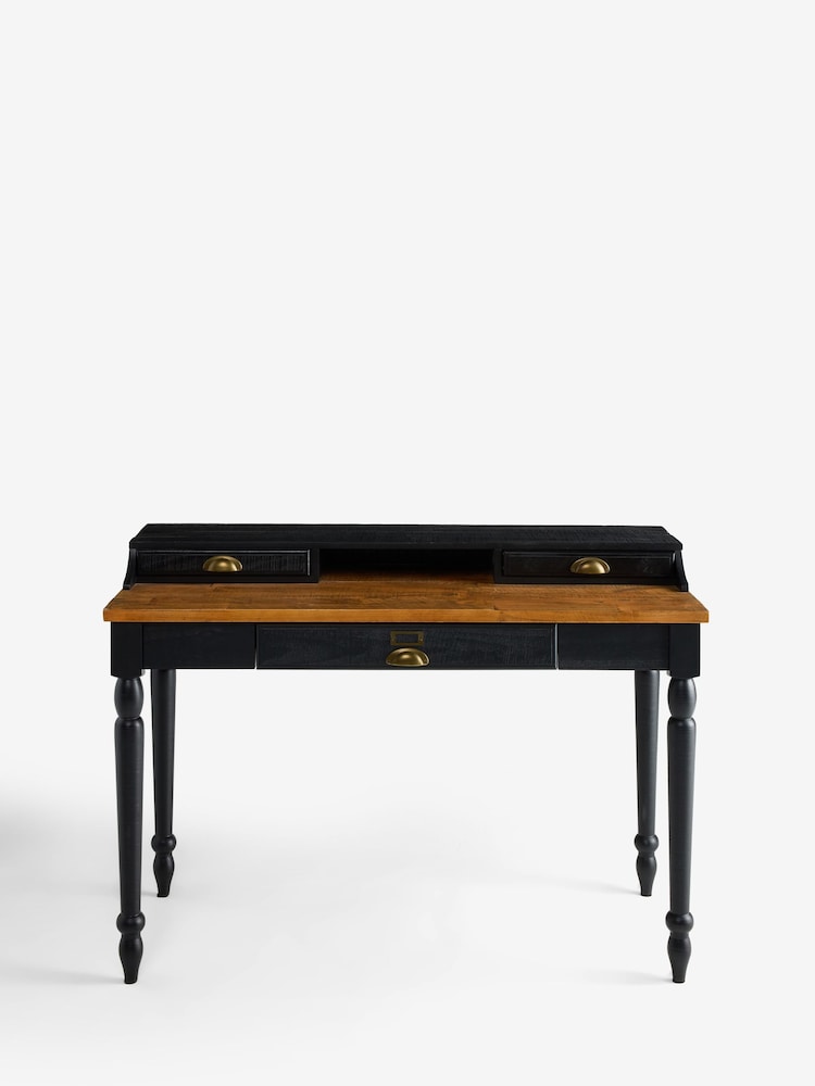 Rockett St George Black Apothecary Style Desk - Image 1 of 5