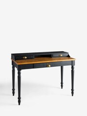 Rockett St George Black Apothecary Style Desk - Image 2 of 5