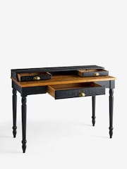 Rockett St George Black Apothecary Style Desk - Image 9 of 10