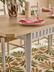 Nina Campbell Putty Willis Extending 6 to 8 Dining Table - Image 4 of 9