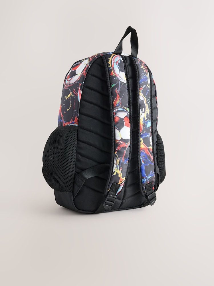 Black/ Bright Football Backpack - Image 2 of 5