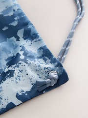 藍色/灰色迷彩 - Drawcord Bag - 圖片 3，共 5