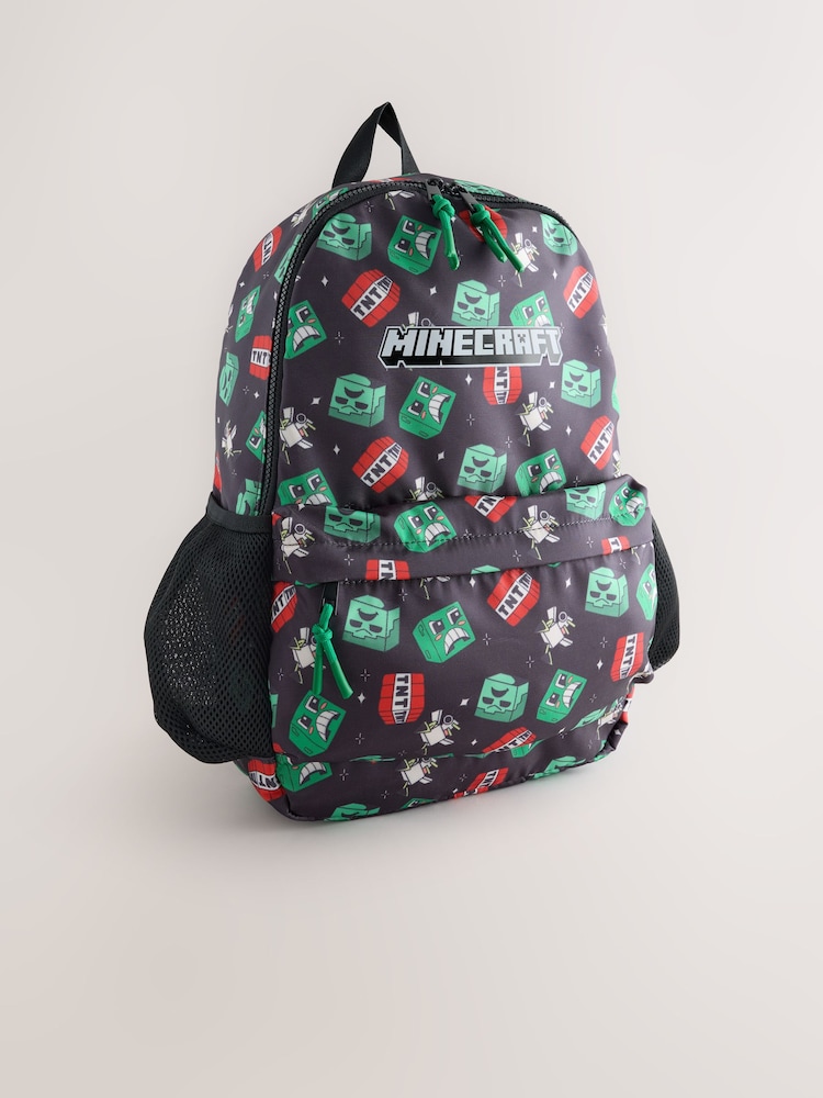 Noir - Sac à dos Minecraft - Image 1 de 5 Noir - Sac à dos Minecraft - Image 1 de 5