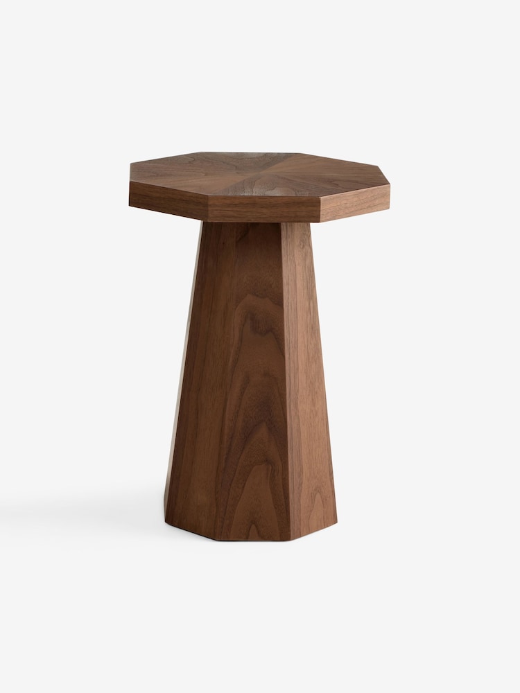 MADE.COM Walnut Brennan Side Table - Image 6 of 6 MADE.COM Walnut Brennan Side Table - Image 6 of 6
