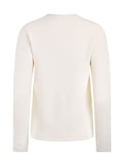 Weird Fish Cream Hayley Knitted Blazer Cardigan - Image 7 of 7