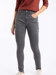 Grau - Weird Fish Gerrie Slim Leg Jeans - Bild 1 von 7
