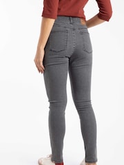 Grau - Weird Fish Gerrie Slim Leg Jeans - Bild 2 von 7