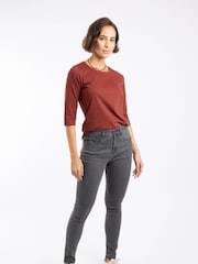 Grau - Weird Fish Gerrie Slim Leg Jeans - Bild 3 von 7