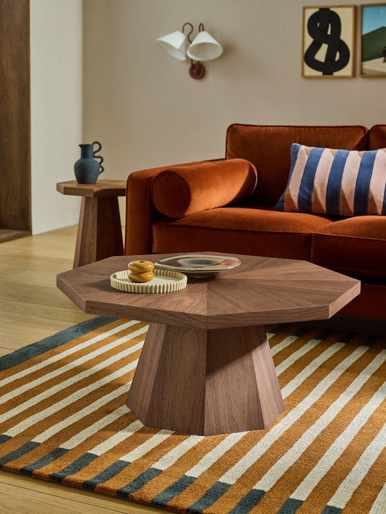 MADE.COM Walnut Brennan Coffee Table - Image 1 of 5 MADE.COM Walnut Brennan Coffee Table - Image 1 of 5