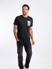 Weird Fish Black Hey Teacher Back Print Artist T-Shirt - Image 3 of 6