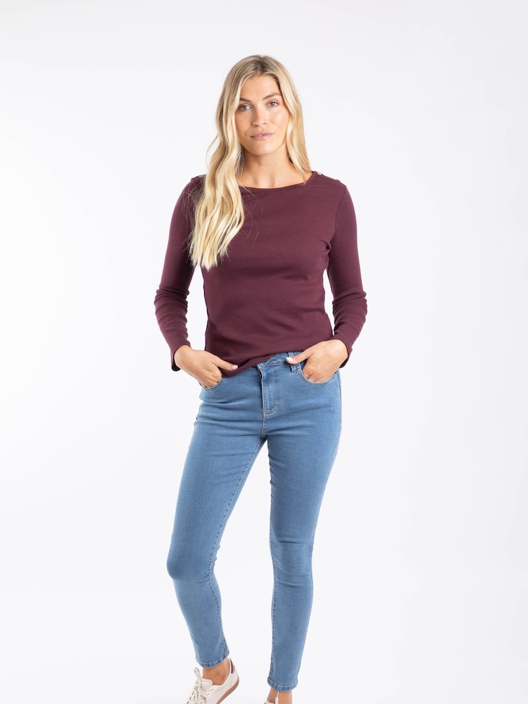 Blau - Weird Fish Gerrie Slim Leg Jeans - Bild 1 von 7