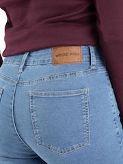 Blau - Weird Fish Gerrie Slim Leg Jeans - Bild 4 von 7