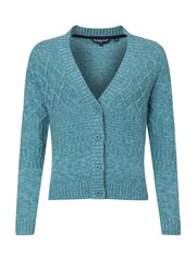 Weird Fish Blue Amiens Mixed Stitch Cardigan - Image 5 of 6