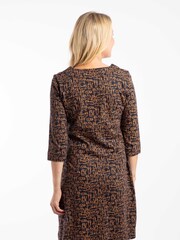 Weird Fish Blue Starshine Printed Jersey Dress - Image 2 of 8