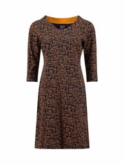 Weird Fish Blue Starshine Printed Jersey Dress - Image 7 of 8