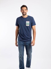 Weird Fish Blue Hey Teacher Back Print Artist T-Shirt - Image 3 of 6