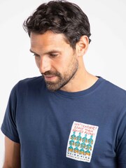 Weird Fish Blue Hey Teacher Back Print Artist T-Shirt - Image 4 of 6