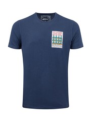 Weird Fish Blue Hey Teacher Back Print Artist T-Shirt - Image 5 of 6