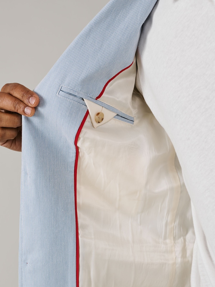 أزرق فاتح - سترة بليزر Pasmore من Aubin - صورة 5 من 5