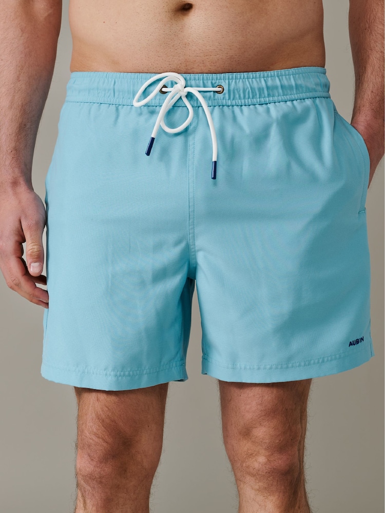 Aubin Green Bardney Swim Shorts - Image 1 of 4