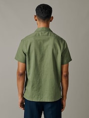 Aubin Abbey Cuban Collar Short Sleeved Shirt - Image 2 of 5