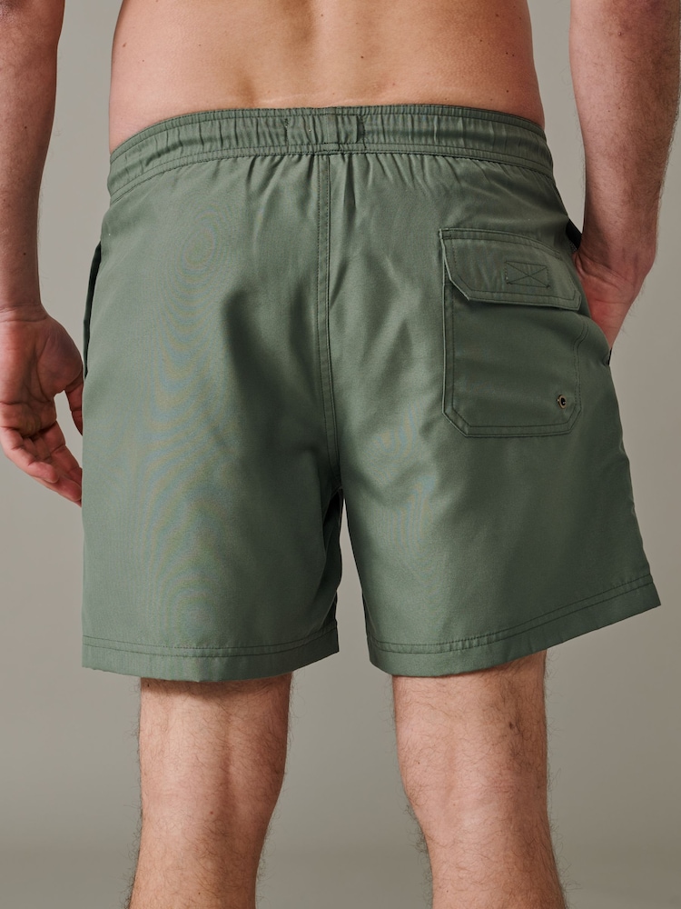 Aubin Green Bardney Swim Shorts - Image 2 of 4