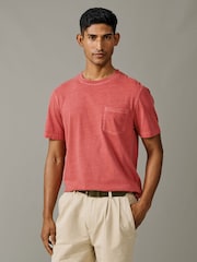 Aubin Hareby Garment Dyed Pocket T-Shirt - Image 1 of 4
