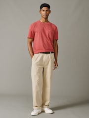 Aubin Hareby Garment Dyed Pocket T-Shirt - Image 3 of 4