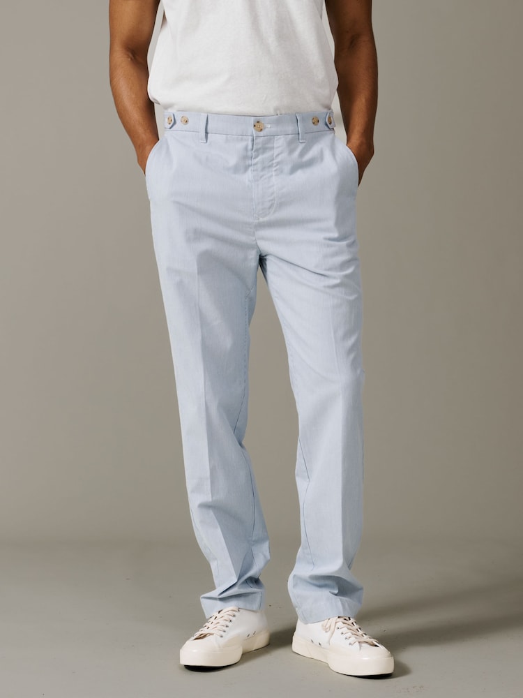 Aubin Blue Pasmore Slim Leg Trousers - Image 1 of 6