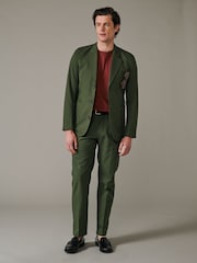 Aubin Green Mareham Patch Pocket Blazer - Image 3 of 7
