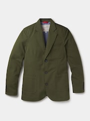 Aubin Green Mareham Patch Pocket Blazer - Image 6 of 7