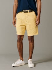 Aubin Yellow Stamford Chino Shorts - Image 1 of 7