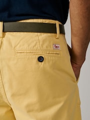 Aubin Yellow Stamford Chino Shorts - Image 5 of 7