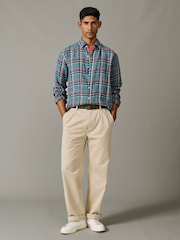 Aubin Croyland Madras Checked Shirt - Image 3 of 5