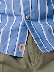 Aubin Blue Gladstone Poplin Shirt - Image 5 of 6