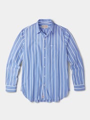 Aubin Blue Gladstone Poplin Shirt - Image 6 of 6