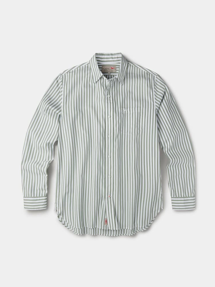 Aubin Gladstone Poplin Button Shirt - Image 6 of 6