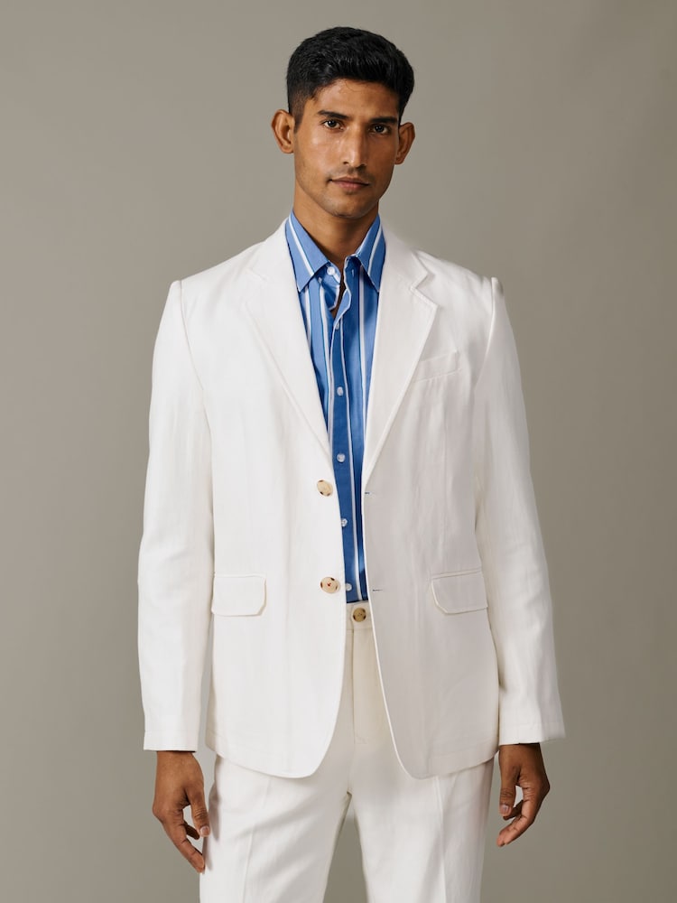 أبيض - Aubin Axholme Blazer - صورة 1 من 5