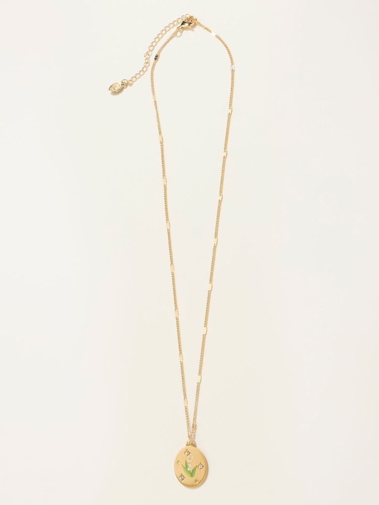مايو - عقد بتصميم Birth Flower من FatFace - صورة 1 من 2 مايو - عقد بتصميم Birth Flower من FatFace - صورة 1 من 2