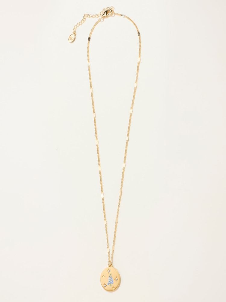 يوليو - عقد بتصميم Birth Flower من FatFace - صورة 1 من 2 يوليو - عقد بتصميم Birth Flower من FatFace - صورة 1 من 2