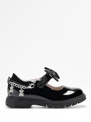 Lelli Kelly Black Teddybear Bow Mary Jane Shoes - Image 1 of 5