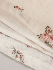 Ecru Floral Woven Baby Dress, Gilet And Tights 3 Piece Set (0mths-2yrs) - Image 11 of 15